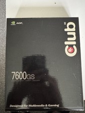 FAULTY Club 3D GeForce nVidia 7600GS 7600 GS AGP 8x DVI VGA S-Video 256MB