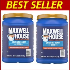 2 PACK - Maxwell House Original Roast Ground Coffee 43.1 oz Total 86.2 oz