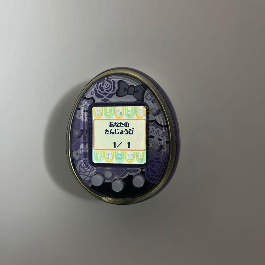 Tamagotchi 4U Purple Virtual Pet Digital Game Console Used