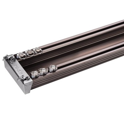 ZSHINE Heavy-Duty Curtain Conjoined Double Track rails Ceiling Mounting for L...
