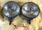 LUCAS SFT700 REFURBISHED FOG LAMPS PAIR TRIUMPH TR3 LAND ROVER WOLSELEY JAGUAR