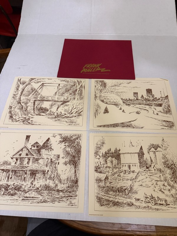 Vintage The Four Seasons Of Iowa Frank Miller Prints Des Moines Register Iowa