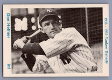 1974 1975 TCMA Black Back 1936-39 Yankee Dynasty Don Heffner New York Yankees NM