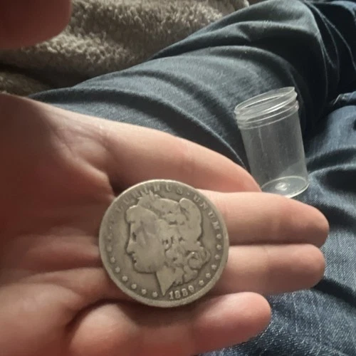 1889 Morgan Silver Dollar $1 Coin Circulated Business Strike US Silver