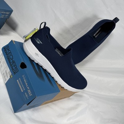 Sketchers Go Walk Max Gen 5 Goga Mat Slip-On 9.5 Blue Navy