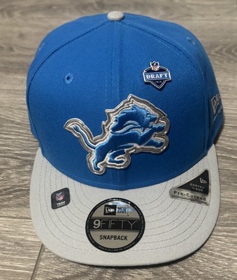 Detroit Lions New Era 9Fifty SnapBack Adjustable Hat Draft Edition Pre Curved