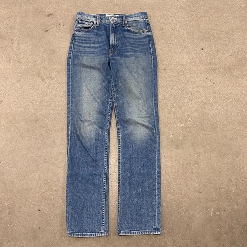 Mother High Waisted Rider Skimp Jeans Womens 29 Blue Denim Dark Wash High Rise
