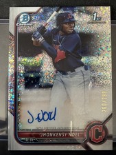 2022 Bowman Chrome JHONKENSY NOEL 1st Speckle Refractor Auto 260/299 #CPA-JN