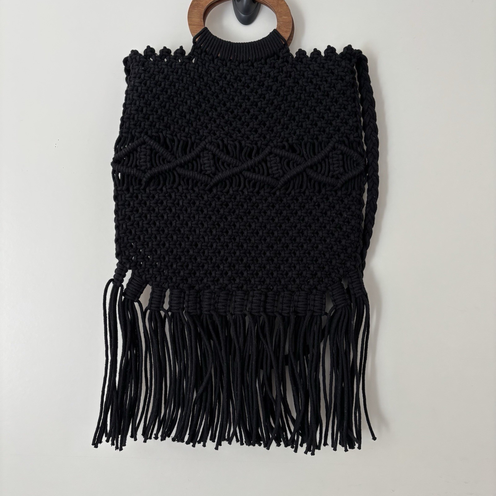 Danielle Nicole Crochet Boho Shoulder Bag Hippie … - image 8