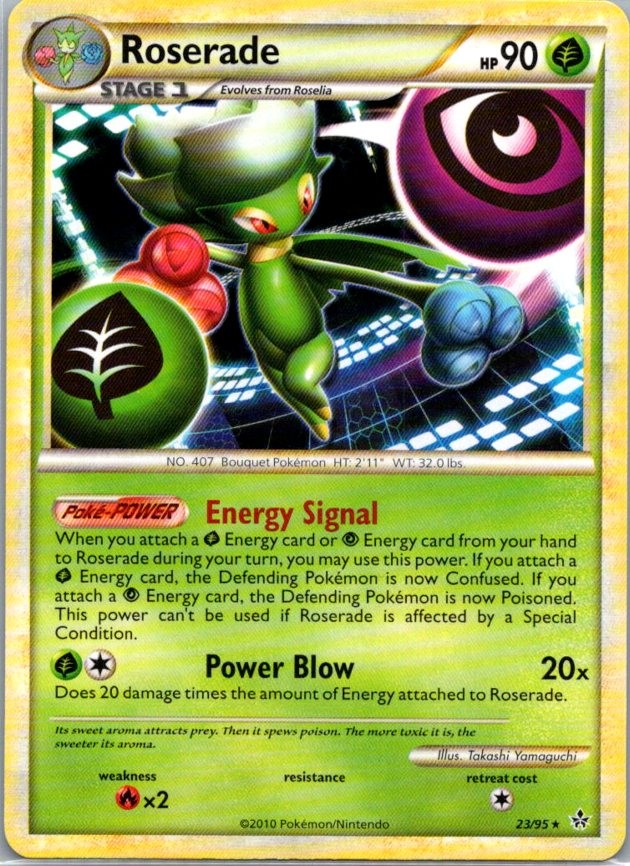 Roserade 23/95 Rare Unleashed NM