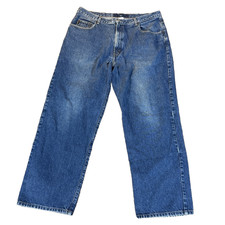Vintage Guess Jeans Mens Straight Fit Jeans 100 Cotton Medium Wash Size 40x30