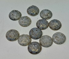Combined Shipping Lot White Glass Domed Cabochons 310