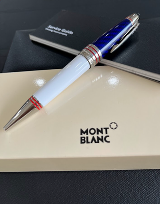 Montblanc JFK Ballpoint Pen White Silver 2025 Special Limited