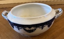 Belmont China Dish with Handles Made by S Hancock & Sons Stoke On Trent Vintage