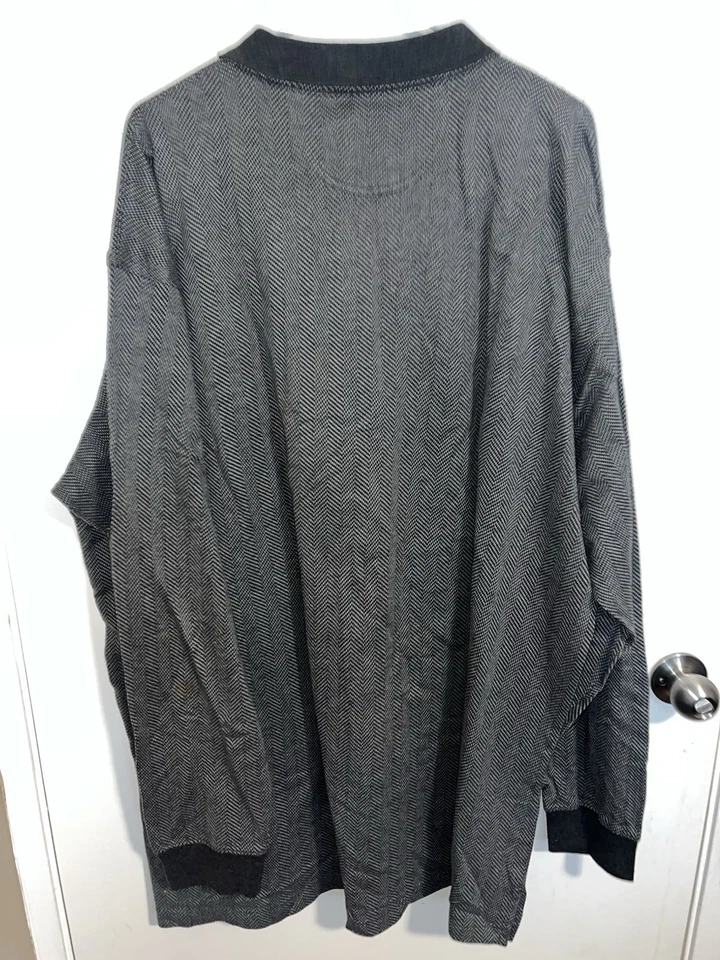 Polo de manga larga para hombre Gant negro talla 3XLT 3X alto Foto 4 de 4