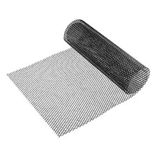 Car Grill Mesh, 40x13 Inch 12x6mm Rhombic Hole Car Pickup Truck 6x12mm Black