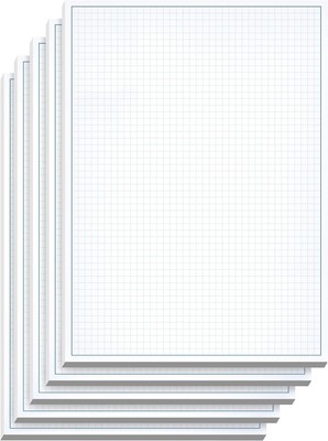 High-Quality 11x17 Graph Paper Pads - Blueprint & Drafting Essentials (5-Pack)