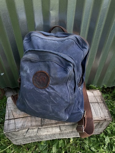 Vtg Duluth Pack Small Standard Leather 