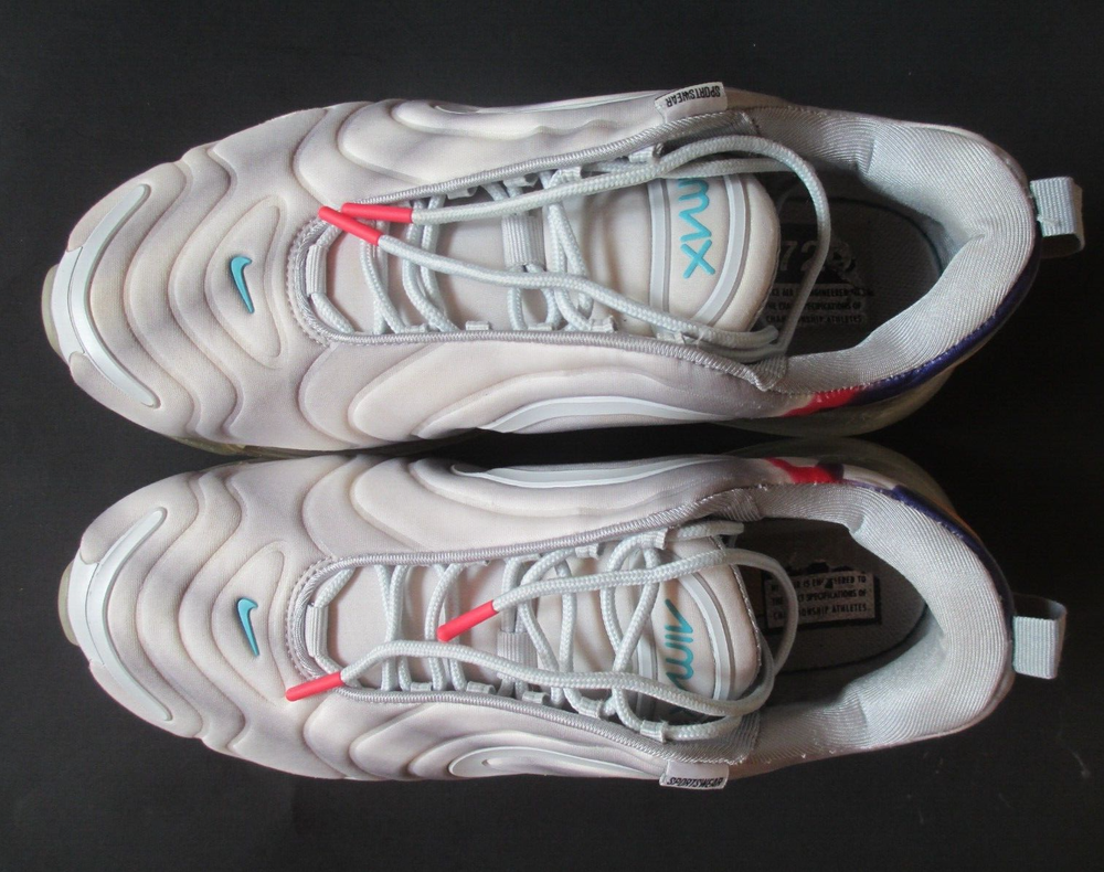Nike Air Max 720 Men’s 9.5 Wolf Grey Pride Running Sneakers