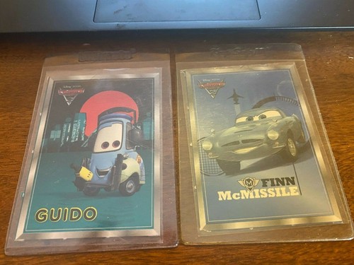 Disney PIXAR Cars 2 Set of 8 Cards from Juicy Juice, includes Lightning McQueen - 第 3/4 張圖片