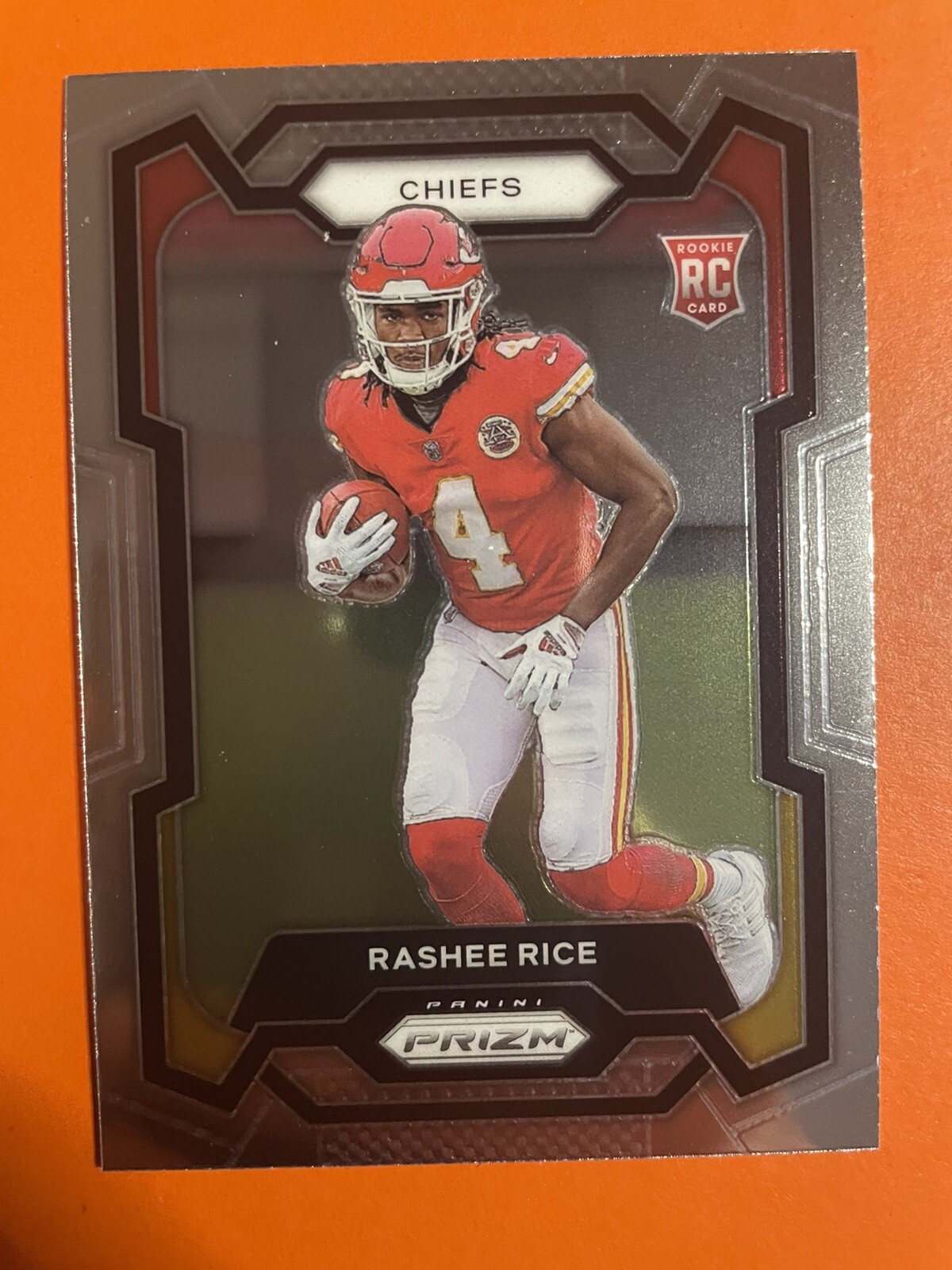 2023 Panini Prizm Rashee Rice Base rookie #350 Kansas City Chiefs RC