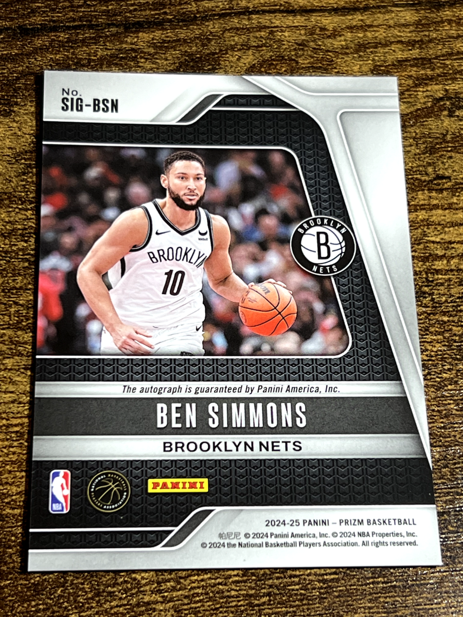 panini  Ben Simmons ベンシモンズ  ルーキー・プリズムカード BEN SIMMONS 2024-25 Panini Prizm NBA Auto #SIG-BSN Nets | eBay