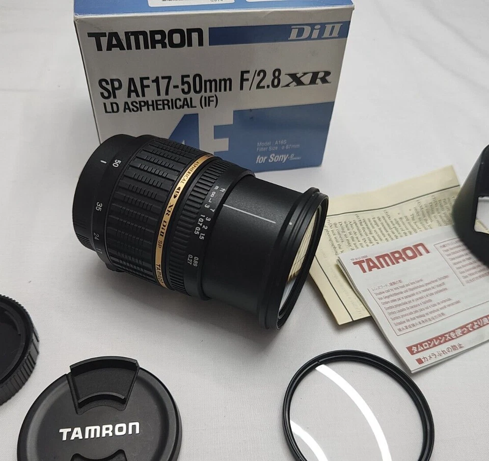 Tamron SP 17-50mm F/2.8 LD XR DiII Lens - A16- Sony SLT / DSLR (Minolta) A Mount - image 2 of 4