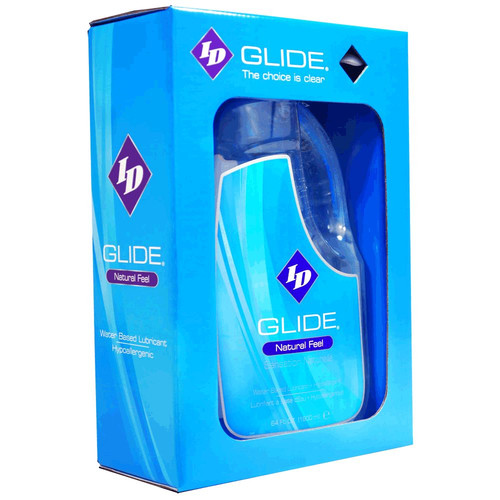 ID Glide Natural Feel Personal Lubricant – Water-Based, Select Your Size For Comfort & Sensitivity