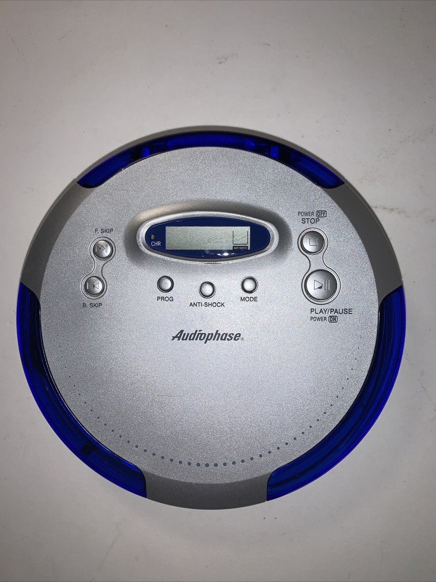 Audiophase Personal Portable CD Player CD-315 Powers On But Has