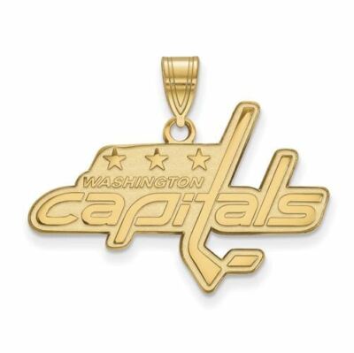 SS vergoldeter NHL Washington Capitals großer Anhänger