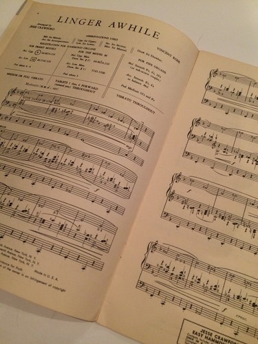 Jesse Crawford: Collection of Easy Hammond Organ Solos, vol 1 (Robbins) 1951 - Picture 5 of 10