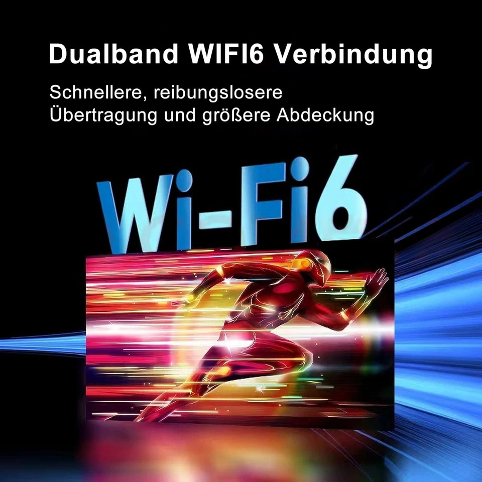 HIPPUS HY320 SMART 5G BEAMER Full HD 1080P 4K-SUPPORT Android WiFi 6 BT- SPEAKER - Bild 2 von 4