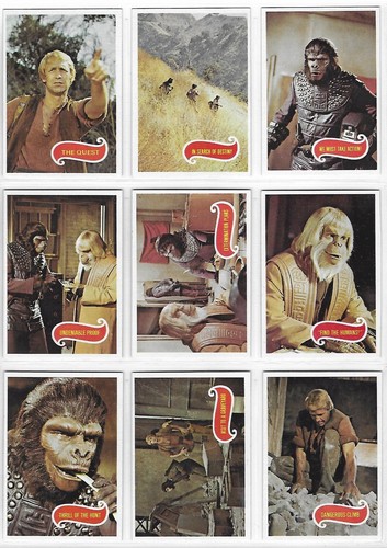 1967 Planet Of The Apes - 66 Card Basic/Base Set - Topps 1975 - Good Condition - Picture 6 of 22