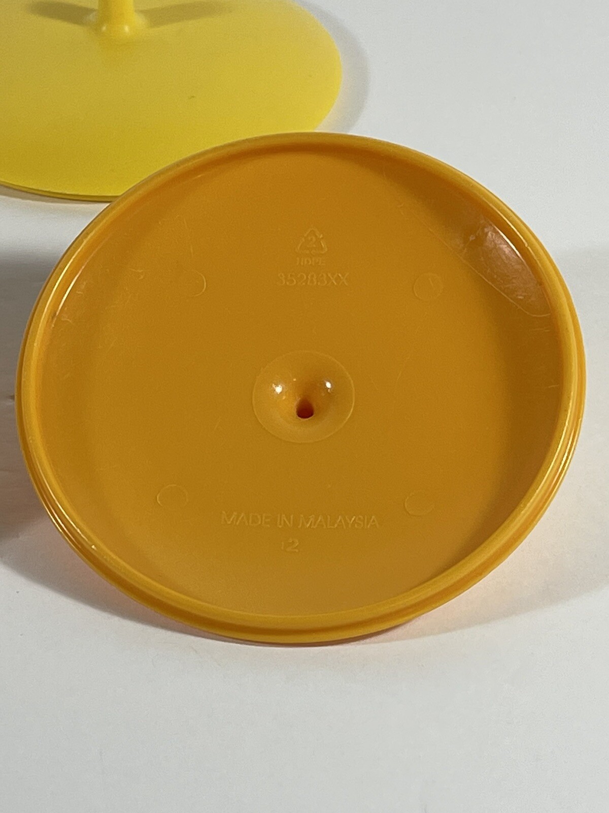 Vintage Little Tikes Play Food Kitchen Pot Bowl Lids Orange Blue Yellow