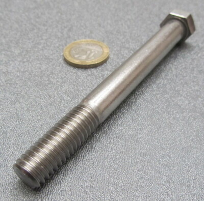 18-8 Stainless Steel Bolt, PT, 7/16-14 x 4.00'' Length, 10 pcs