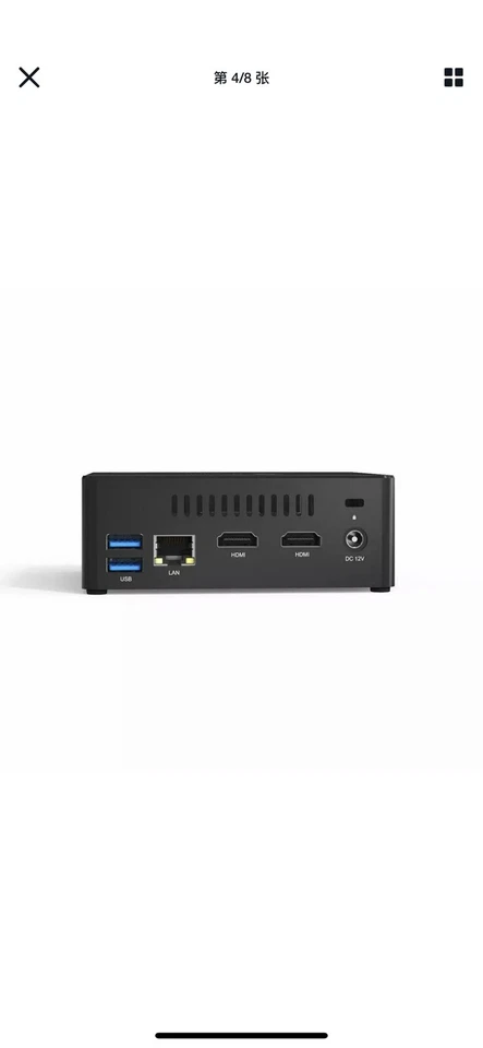 Beelink X45 Mini PC Windows 10 Desktop Computer 8GB DDR4+128GB SSD Gemini Lake J - Image 3 of 4