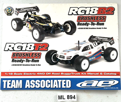Team Associated RC18 T2 Brushless – Avec Hop-ups Et Pièces