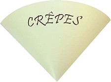 [250] Porta Crepes in cartoncino alimentare per asporto pieghevole