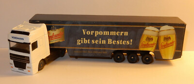 GRELL HO 1/87 TRUCK TRAILER TRUCK DAF 95 XF STRALSUNDER BEER BEER