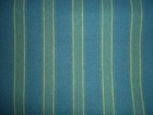 New ListingLongaberger Collectors Club Blue/Green Stripe Fabric-5 Yards Long -New