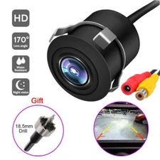 Car Reverse Camera Night Vision Rear View Cam Backup Parking Waterproof 18.5mm