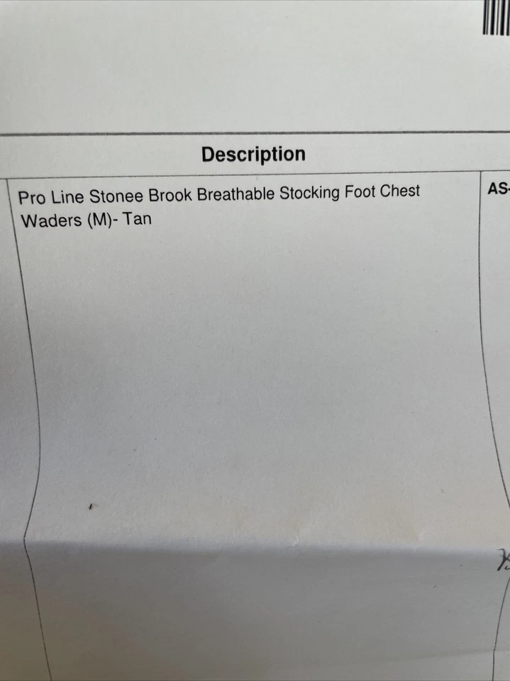 Proline 42006 Stone Brook Breathable Stocking Foot Chest Wader Size Medium NWT - Image 4 of 4