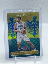 2014-15 Panini Excalibur Crusade Aqua Basketball Card #112 Nikola Vucevic /35