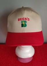 Beck's Seed Sure Gro 130 Profit Pack Trucker Hat Snapback Cap USA Made