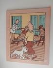 plv TINTIN années 90 triptique 46 x 38 neuve