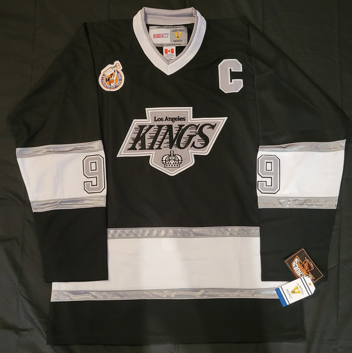 WAYNE GRETZKY KINGS JERSEY CCM VINTAGE HOCKEY SIZE 50