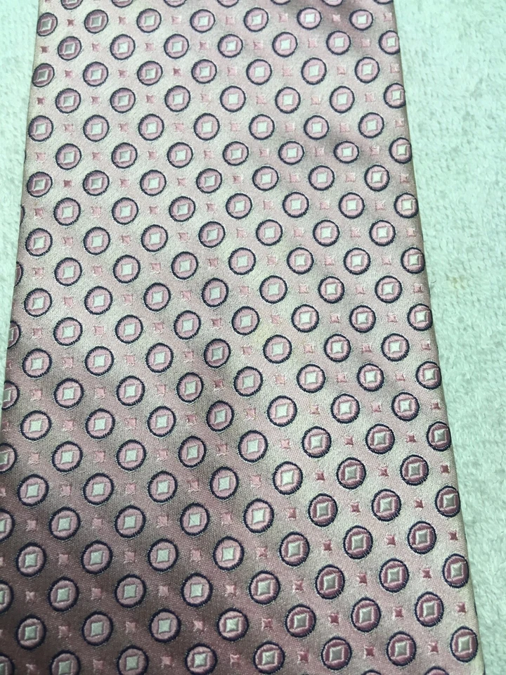 CORBATA HOMBRE JONES NEW YORK ROSA CON NEGRO BLANCO 3,75 X 61 Foto 3 de 4