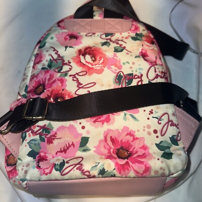JUICY COUTURE PICK UR PETAL CREA BACKPACK‎ Juicy Couture Pink Clay Rainbow Juicy Backpack Velour TikTok  main image 3