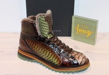 LORENZI Leder-Boots Lammfell