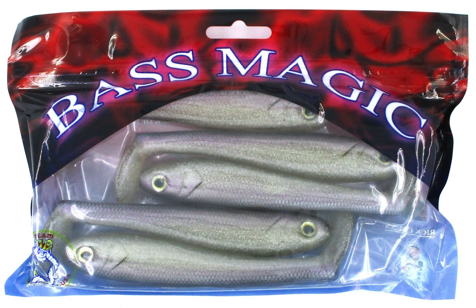(6) Packs Of 6 Bass Magic 5 1/2" Natural Shad Swimbaits BM5545 Brand